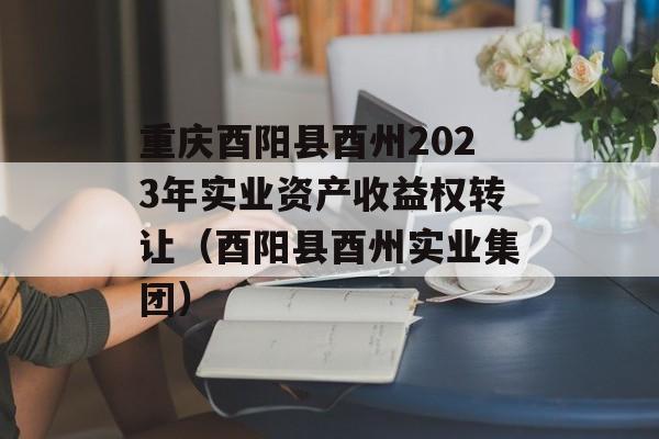 重庆酉阳县酉州2023年实业资产收益权转让（酉阳县酉州实业集团）